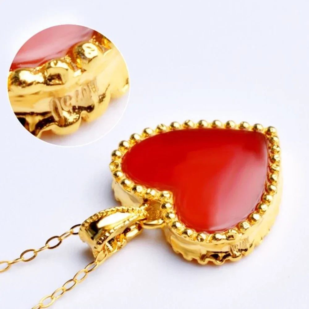925 silver necklaces woman high quality Fine Jewelry Real 18k Gold Pendant Pure Au750 Love Design replica brands Best selling
925 silver necklaces woman high quality Fine Jewelry Real 18k Gold Pendant Pure Au750 Love Design replica brands Best selling