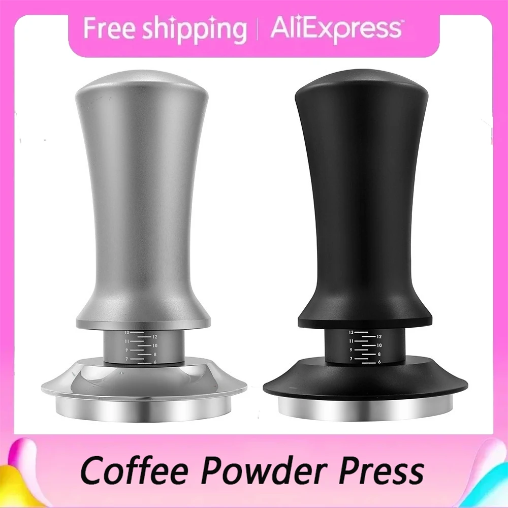 

Тампер для кофе с постоянным давлением 51/53/58 мм, регулируемое распределение, пресс для кофейного порошка, инструмент для распределения эспрессо