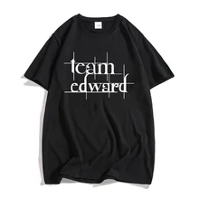 Twilight Team Edward tshirt men streetwear Movies Twilight Saga T-Shirt cotton man sumer short sleeve black tee shirt
Twilight Team Edward tshirt men streetwear Movies Twilight Saga T-Shirt cotton man sumer short sleeve black tee shirt