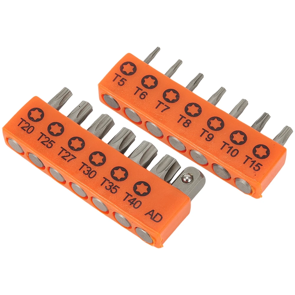 Torx Screwdriver Bits Set, 14pcs 25mm Length, Robust Alloy Steel Material, Suitable for Electric and Rechargeable Screwdrivers
Torx Screwdriver Bits Set, 14pcs 25mm Length, Robust Alloy Steel Material, Suitable for Electric and Rechargeable Screwdrivers