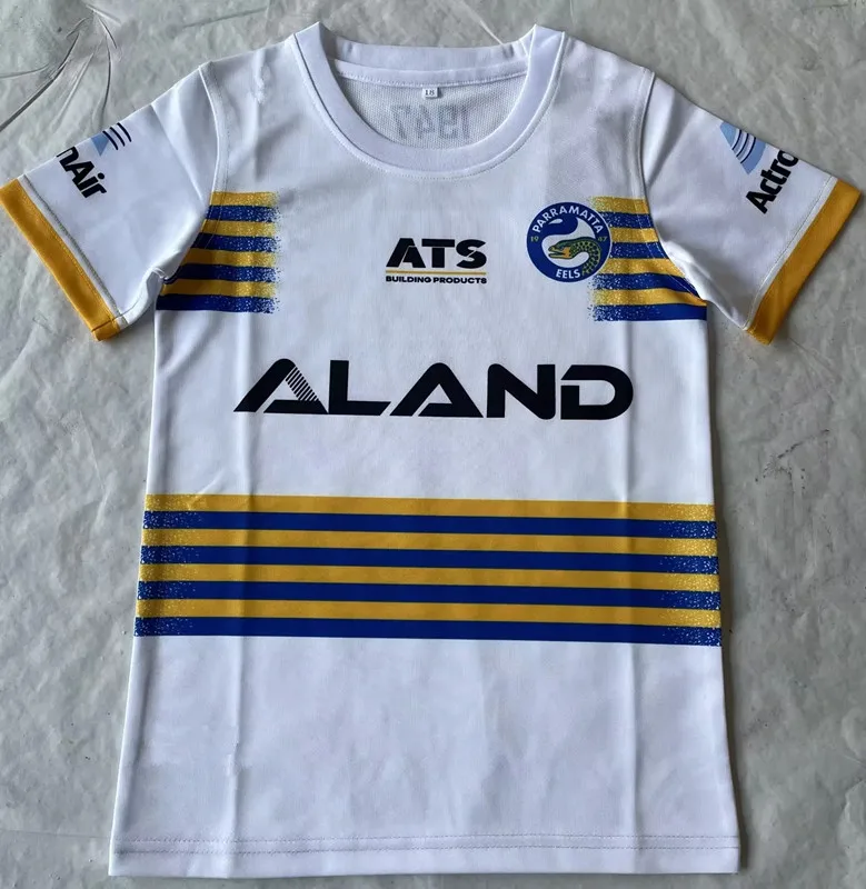 

2024 PARRAMATTA EELS Kids Away Rugby Jersey Size:16--26 (Custom name and number )