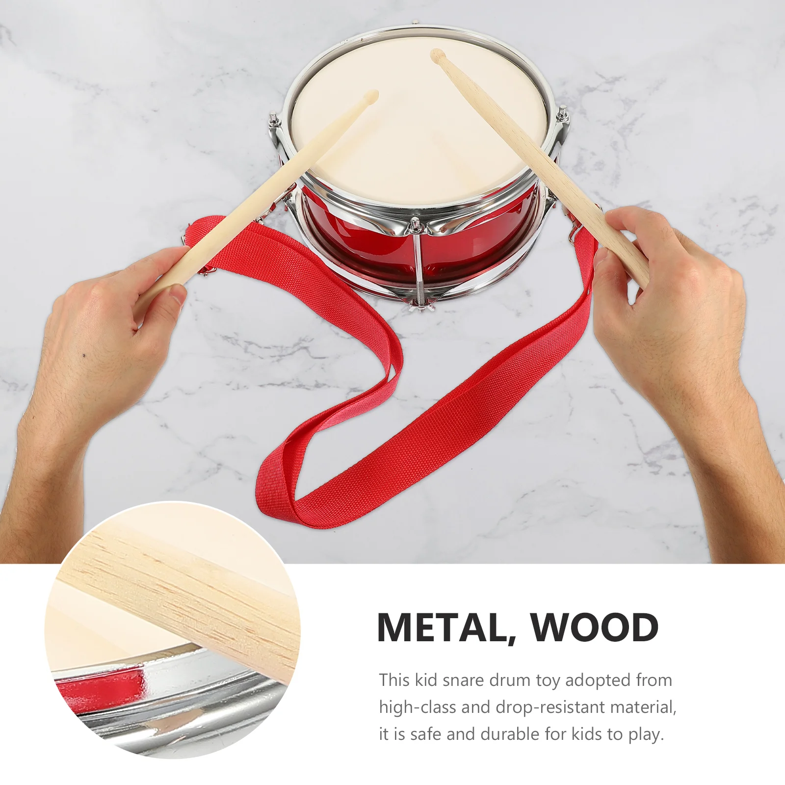 Vaguelly Snare Drum Hand Drum Sticks Shoulder Strap Red Percussion Musical Instruments Kids Children
Vaguelly Snare Drum Hand Drum Sticks Shoulder Strap Red Percussion Musical Instruments Kids Children