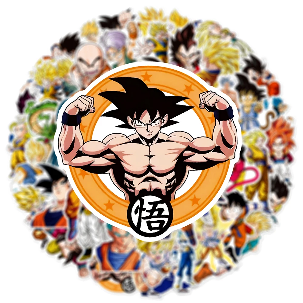 10/30/50PCS Dragon Ball Cool Stickers Anime Decals DIY Phone Laptop Wall Waterproof Cartoon Graffiti Cool Sticker for Kids Toys
10/30/50PCS Dragon Ball Cool Stickers Anime Decals DIY Phone Laptop Wall Waterproof Cartoon Graffiti Cool Sticker for Kids Toys