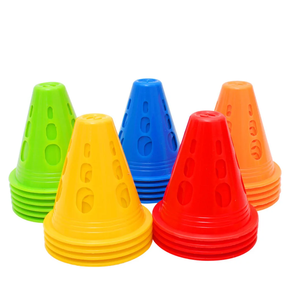 New 10Pcs/Lot Sport Football Soccer Rugby Training Cone Cylinder Outdoor Football Train Obstacles For Roller Skating
New 10Pcs/Lot Sport Football Soccer Rugby Training Cone Cylinder Outdoor Football Train Obstacles For Roller Skating