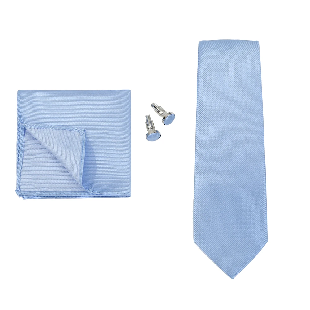 Men's Luxury Brand Ties Handkerchief Cufflink Set Classic Solid Necktie Gift Bussiness Groom Wedding Banquet Suit Accessories
Men's Luxury Brand Ties Handkerchief Cufflink Set Classic Solid Necktie Gift Bussiness Groom Wedding Banquet Suit Accessories