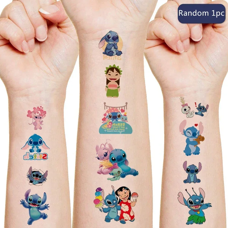 New Disney Cute Stitch Tattoo Stickers Children Temporary Fake Tattoos Paste on Face Arm Leg for Kids Party Christmas Gift Toy
New Disney Cute Stitch Tattoo Stickers Children Temporary Fake Tattoos Paste on Face Arm Leg for Kids Party Christmas Gift Toy