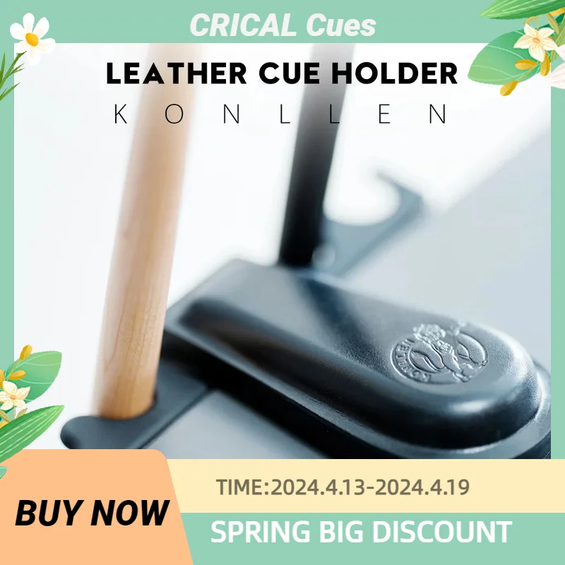 KONLLEN-Foldable Billiards Pool Cue Stick Holder, Black, Yellow, Leather, Snooker, Billiards Accessories, 4 Holes
KONLLEN-Foldable Billiards Pool Cue Stick Holder, Black, Yellow, Leather, Snooker, Billiards Accessories, 4 Holes