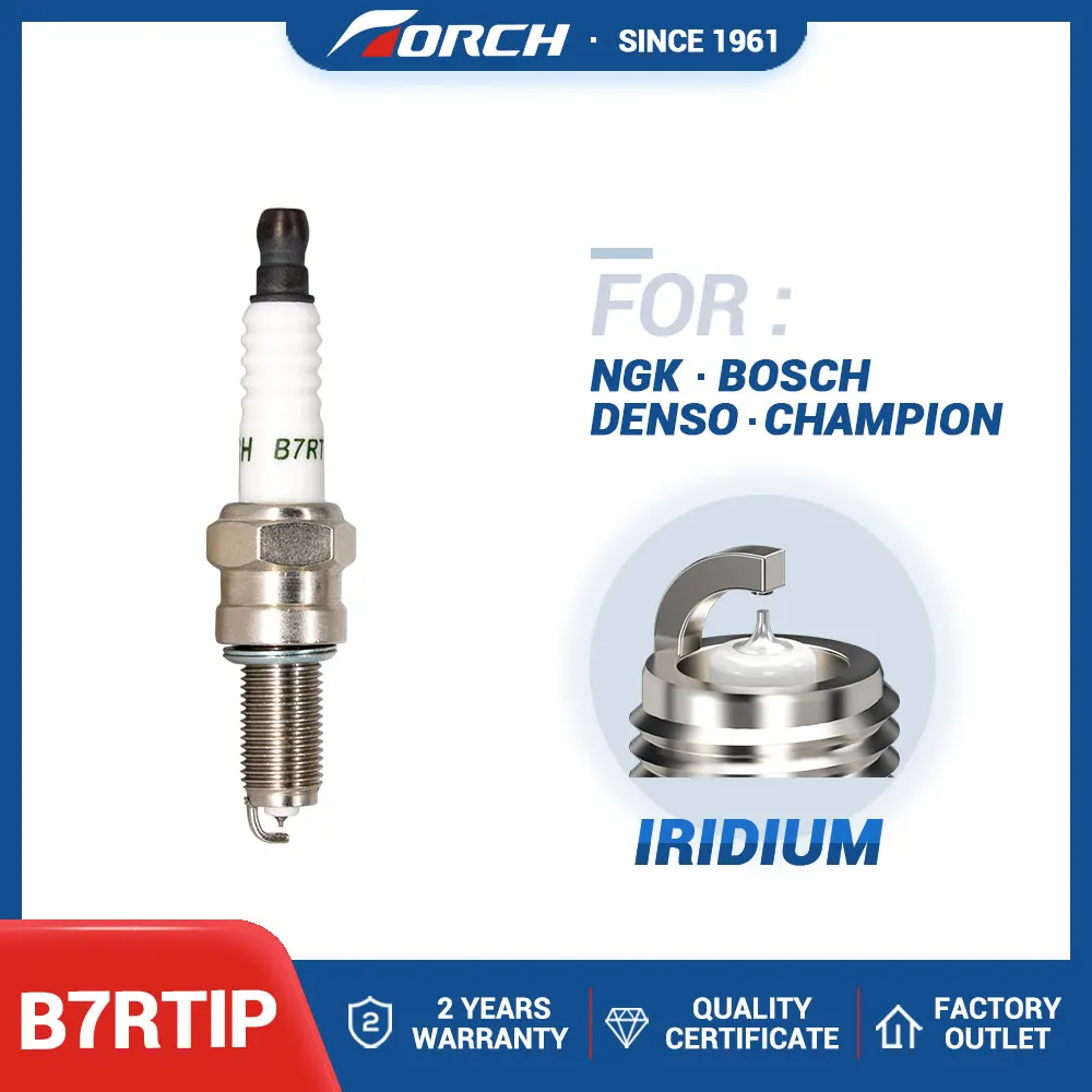 High Quality China Original Torch Spark Plug B7RTIP Candle Replace for PMR7A Ignition System Auto Replacement Parts 
High Quality China Original Torch Spark Plug B7RTIP Candle Replace for PMR7A Ignition System Auto Replacement Parts