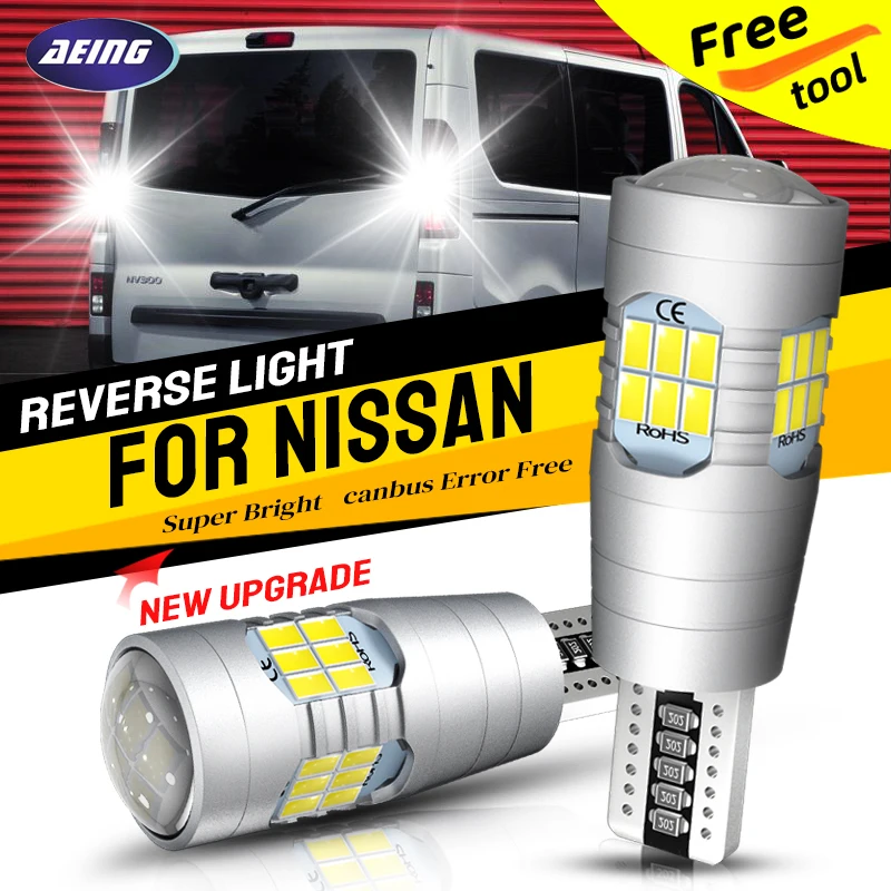 2pcs LED Reverse Light Blub T15 W16W For Nissan Xterra Pathfinder Terrano PATROL Frontier NV300 NP300 NV200 NV3500 NV2500 NV1500
2pcs LED Reverse Light Blub T15 W16W For Nissan Xterra Pathfinder Terrano PATROL Frontier NV300 NP300 NV200 NV3500 NV2500 NV1500