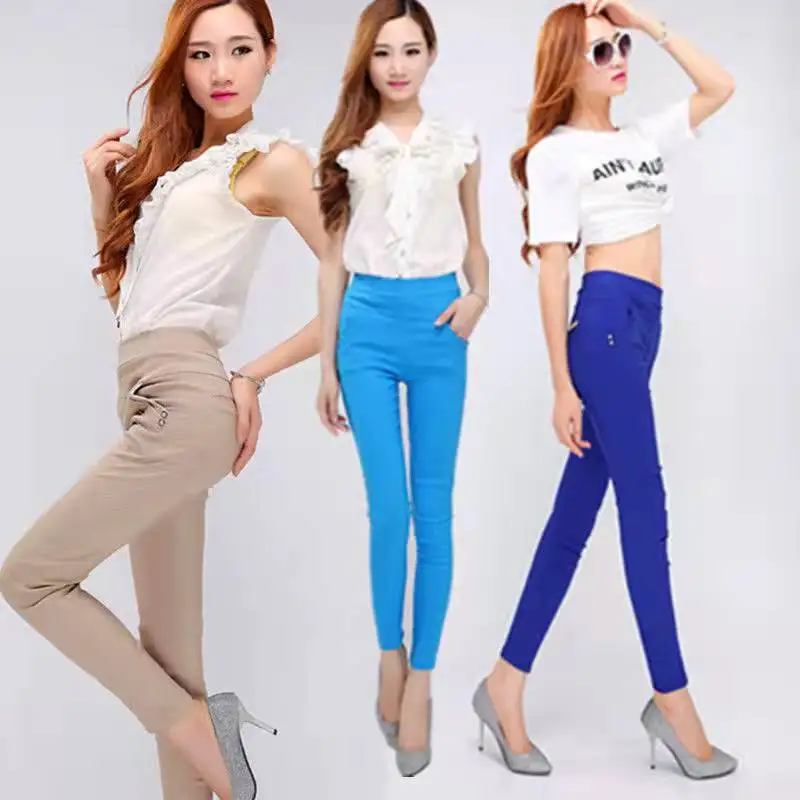 New Arrival High Quality Spring Autumn Women Leggings Plus Size 6XL Slim Fit Candy Colors High Waist Lady's Pencil Pants
New Arrival High Quality Spring Autumn Women Leggings Plus Size 6XL Slim Fit Candy Colors High Waist Lady's Pencil Pants
