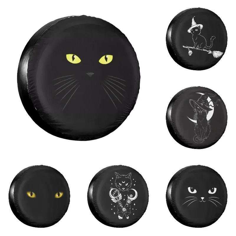 Black Cat Kitten Animals Spare Tire Cover for Jeep Pajero Car Wheel Protectors Accessories Car Inch 
Black Cat Kitten Animals Spare Tire Cover for Jeep Pajero Car Wheel Protectors Accessories Car Inch