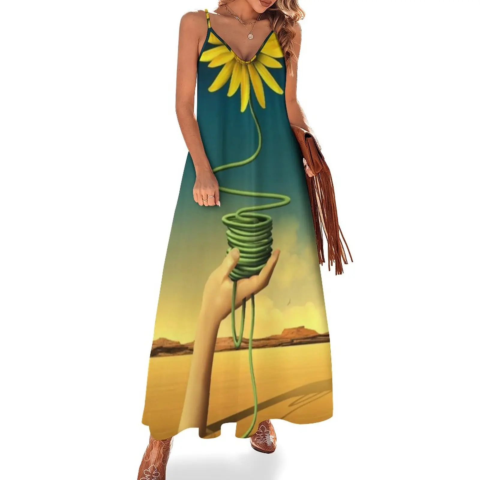 

salvador dali Sleeveless Dress dresses for prom prom dress women dress