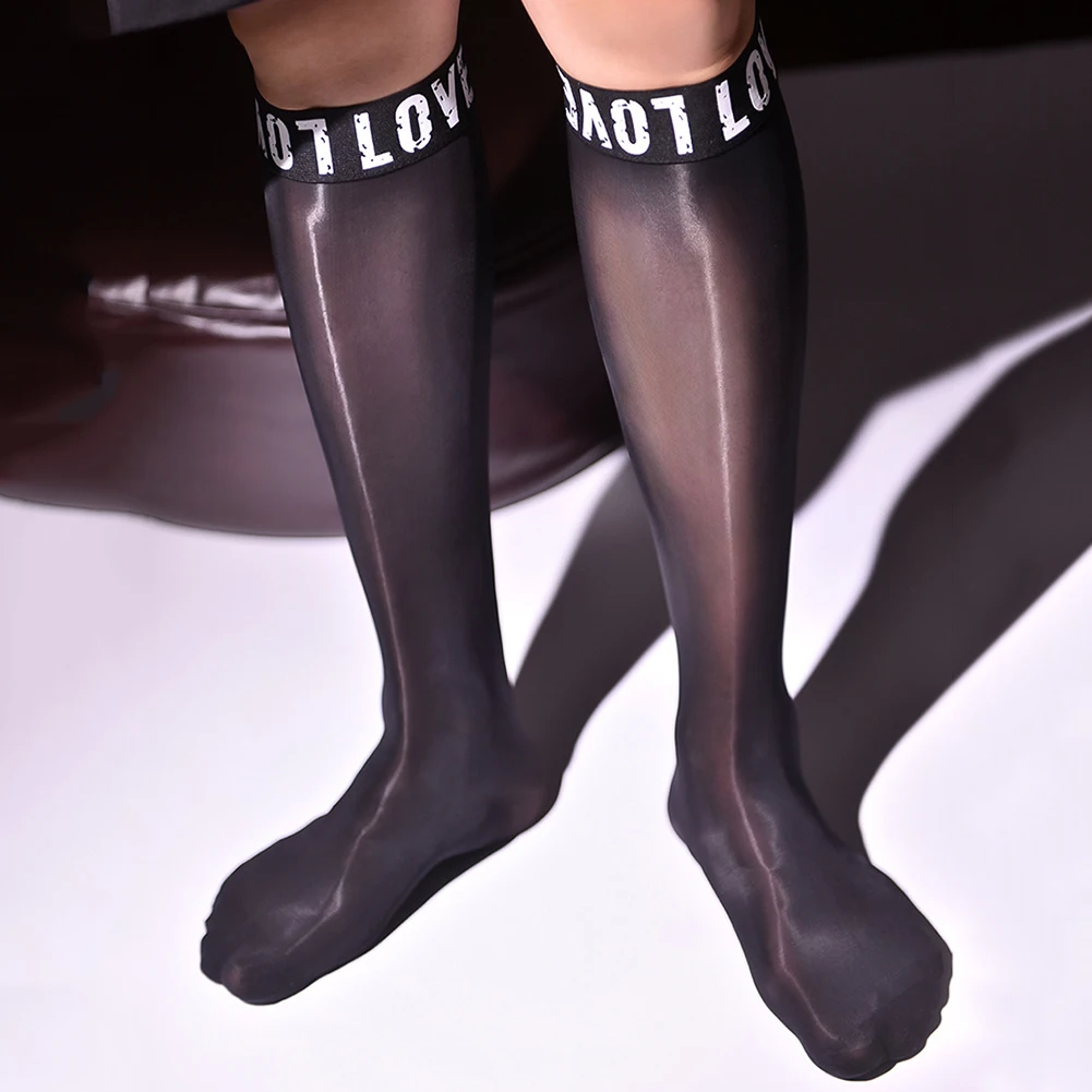 1 Pair Summer Men's Oil Shiny Stockings Ultra-Thin Elastic Knee High Long Socks Hosiery Sheer Casual Work Male Stocking
1 Pair Summer Men's Oil Shiny Stockings Ultra-Thin Elastic Knee High Long Socks Hosiery Sheer Casual Work Male Stocking