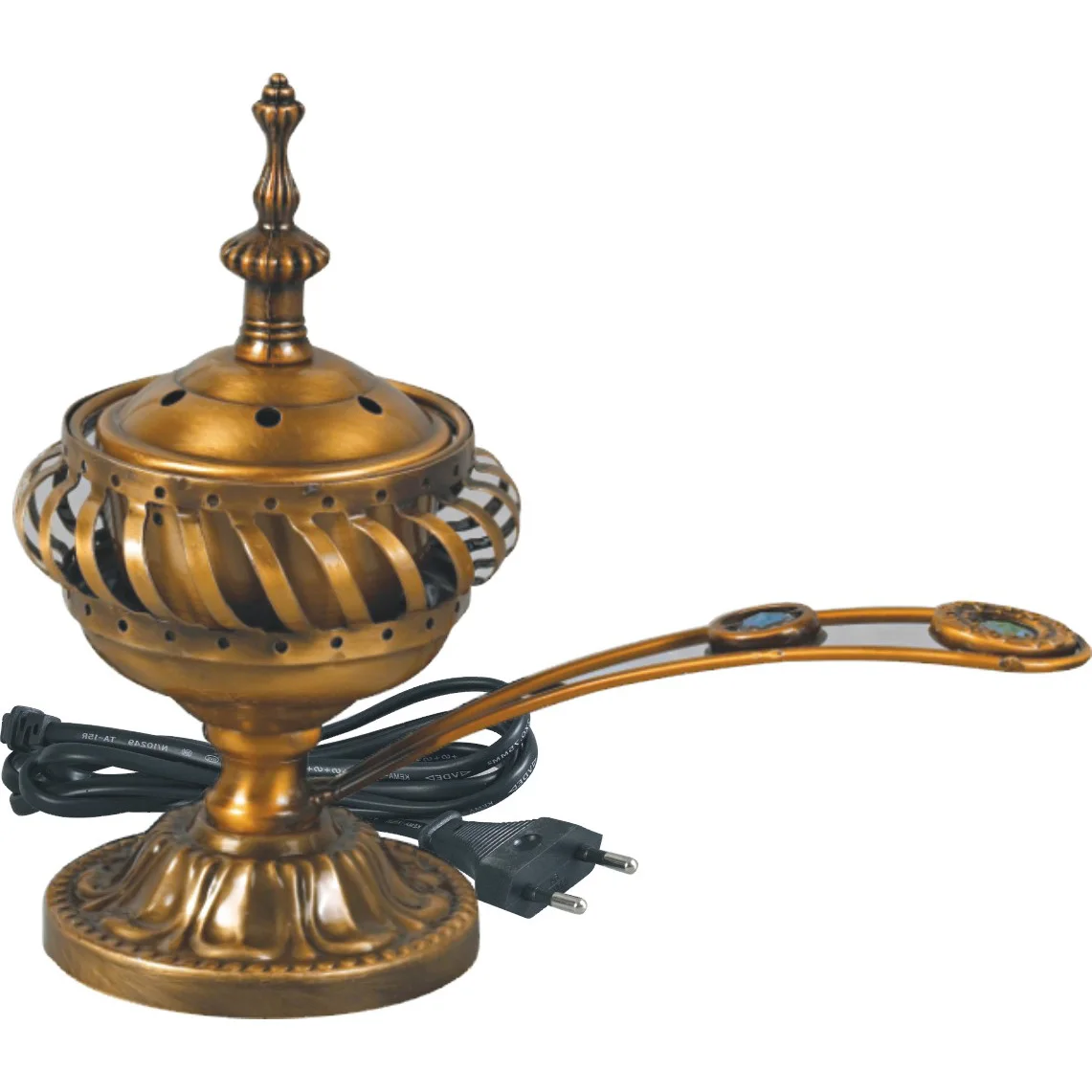 Portable Electric Incense Burner Arabic Fragrance Aroma Diffuser Metal Incense Sticks Burner Sandalwood Incensario Home Decor
Portable Electric Incense Burner Arabic Fragrance Aroma Diffuser Metal Incense Sticks Burner Sandalwood Incensario Home Decor