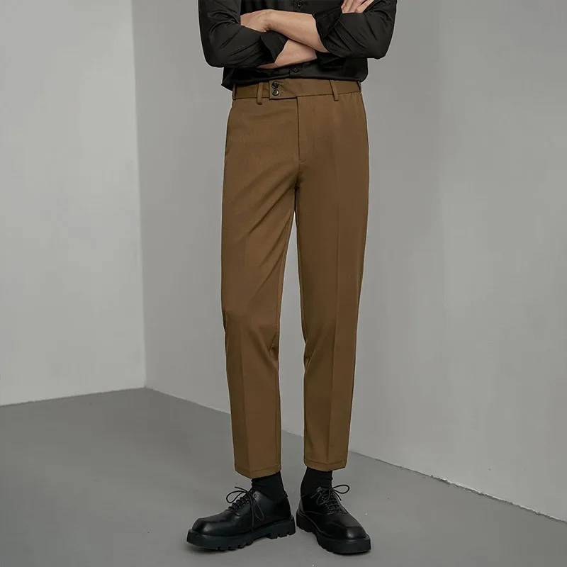 Autumn KPOP Fashion Style Harajuku Slim Fit Trousers Loose All Match Casual Pants Korean Style Solid Straight Cylinder Suit Pant
Autumn KPOP Fashion Style Harajuku Slim Fit Trousers Loose All Match Casual Pants Korean Style Solid Straight Cylinder Suit Pant