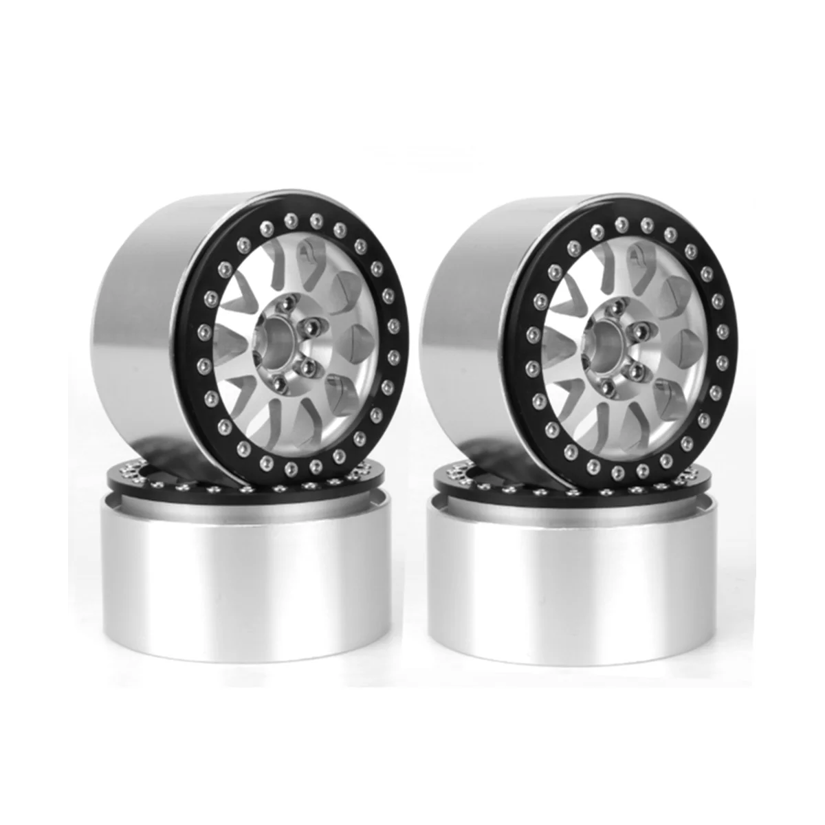 Metal 2.2 Inch Beadlock Wheel Rim for 1/10 RC Crawler Car Axial SCX10 90046 III CAPRA RR10 Wraith RBX10 2.2 Tires,7
Metal 2.2 Inch Beadlock Wheel Rim for 1/10 RC Crawler Car Axial SCX10 90046 III CAPRA RR10 Wraith RBX10 2.2 Tires,7