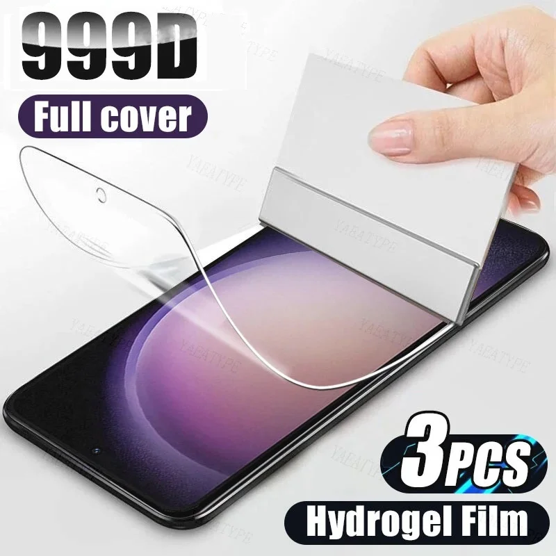 

3PCS Screen Protector Hydrogel Film For ZTE Axon 50 20 30 40 Pro Ultra Voyage 40 V70 Blade A51 Blade A33 Plus Blade A53 A3 SE