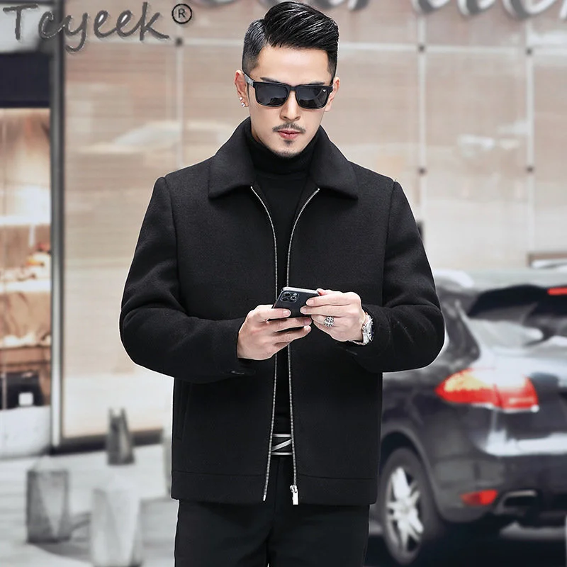 68% Winter Men Clothing Detachable Rabbit Fur Liner Double-sided en Coats Man Casual Wool & Blends Coat
68% Winter Men Clothing Detachable Rabbit Fur Liner Double-sided en Coats Man Casual Wool & Blends Coat