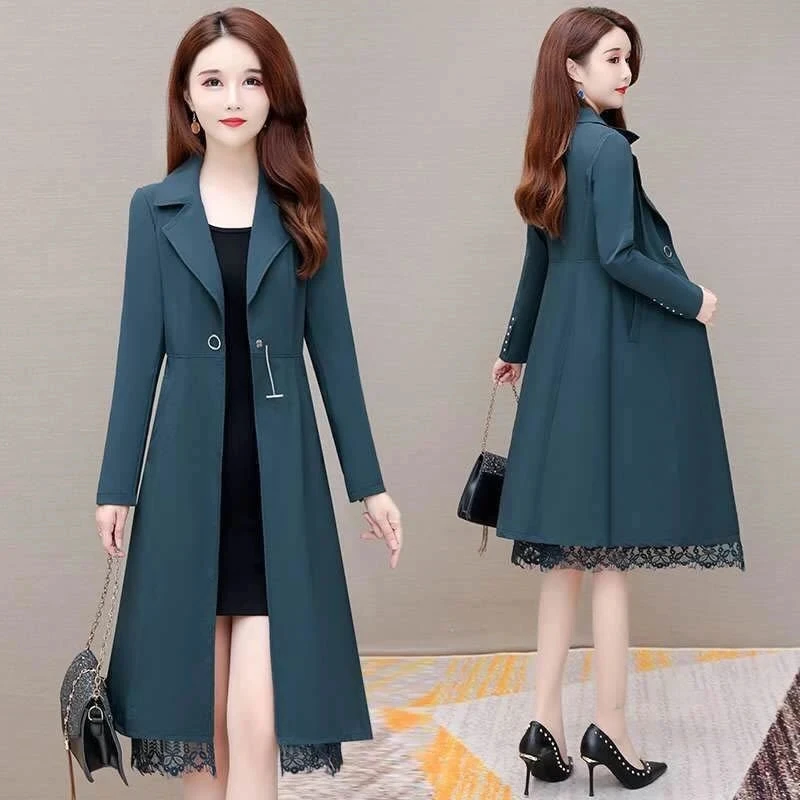 Spring Autumn Trench Coat Women 2023 New Korean Loose Windbreaker Female Outwear Casual Ladies Overcoat lining Top Coats Clothes
Spring Autumn Trench Coat Women 2023 New Korean Loose Windbreaker Female Outwear Casual Ladies Overcoat lining Top Coats Clothes