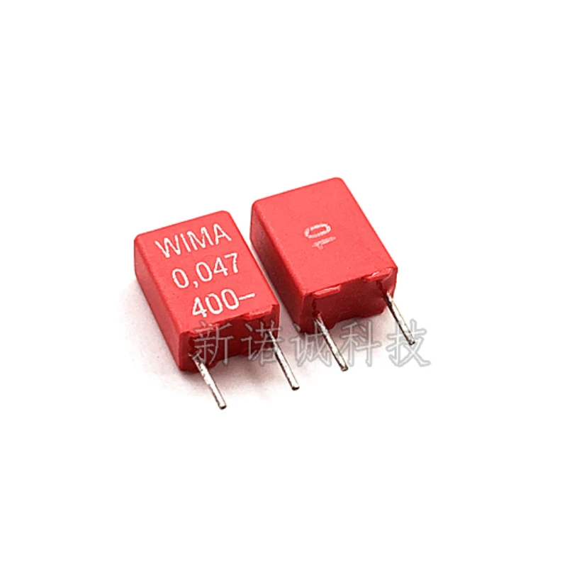 

5pcs/50pcs Germany WIMA 400V 473 0.047UF 400V 47nF 473K 10% MKS2 Pitch 5mm Audio DIY FIlm Capacitor