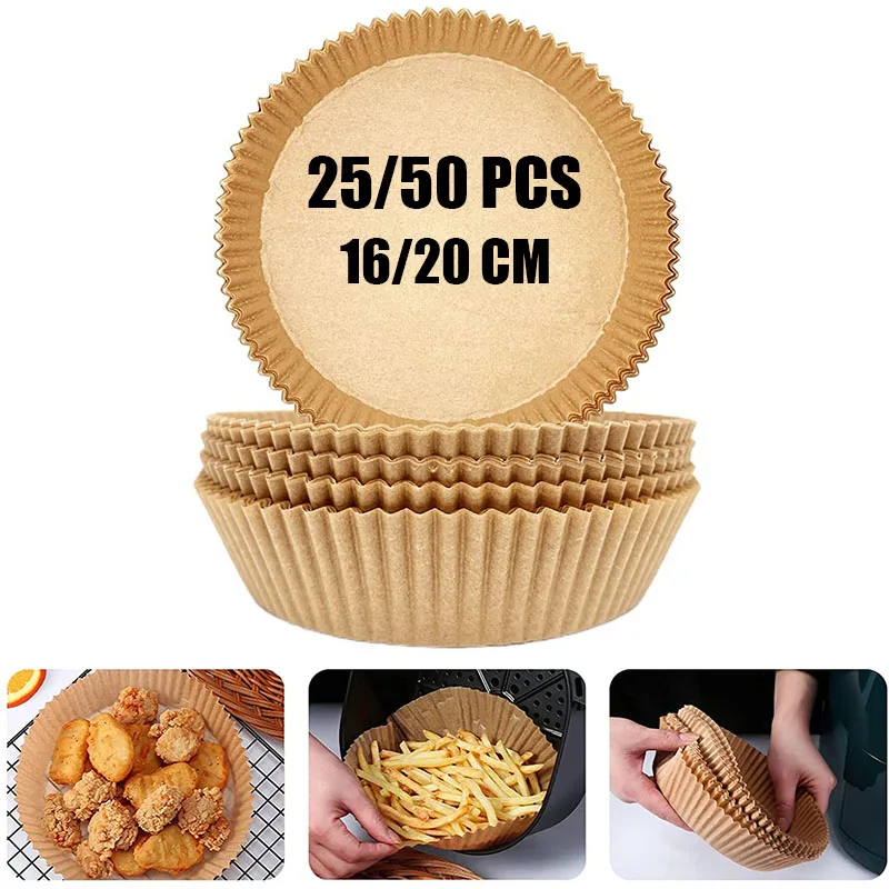 Oil Silicone Disposable Paper Paper Baking Paper Tray Oil-proof Paper Liner Paper Airfryer Fryer Fryer Air Air
Oil Silicone Disposable Paper Paper Baking Paper Tray Oil-proof Paper Liner Paper Airfryer Fryer Fryer Air Air