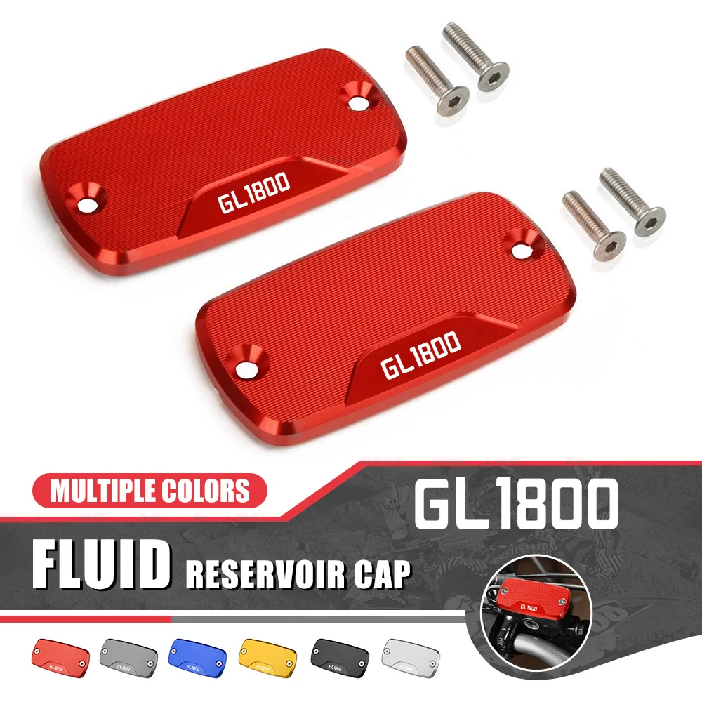 

Motorcycle FOR HONDA GL1800 2003-2011 2012 2013 2014 GL 1800 Aluminum Fluid Reservoir Cap Cover Oil Fluid Cylinder Accessories