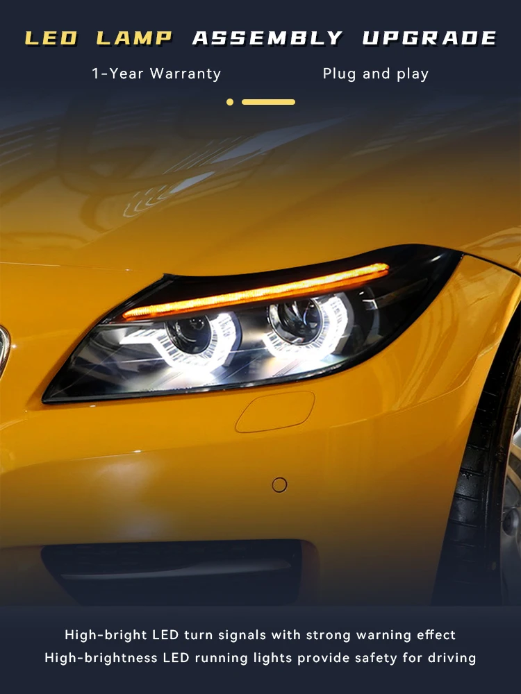 Headlight Styling FOR BMW Z4 E89 2009-2016 Front Projector Lens DRL Head Lamp LED Bulbs Car Stuff Front Auto Tools Car Accessory
Headlight Styling FOR BMW Z4 E89 2009-2016 Front Projector Lens DRL Head Lamp LED Bulbs Car Stuff Front Auto Tools Car Accessory