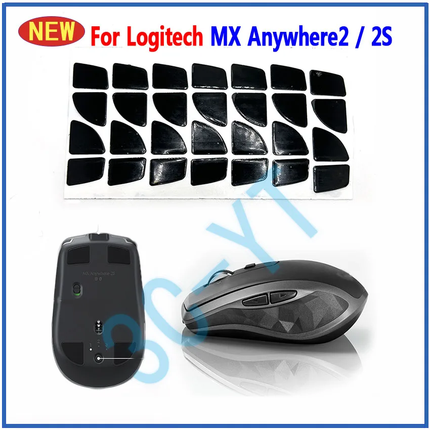 

1-10 комплектов коврики для мыши ножки коньков для Logitech MX anyhy 2 2S беспроводная мышь черная противоскользящая наклейка