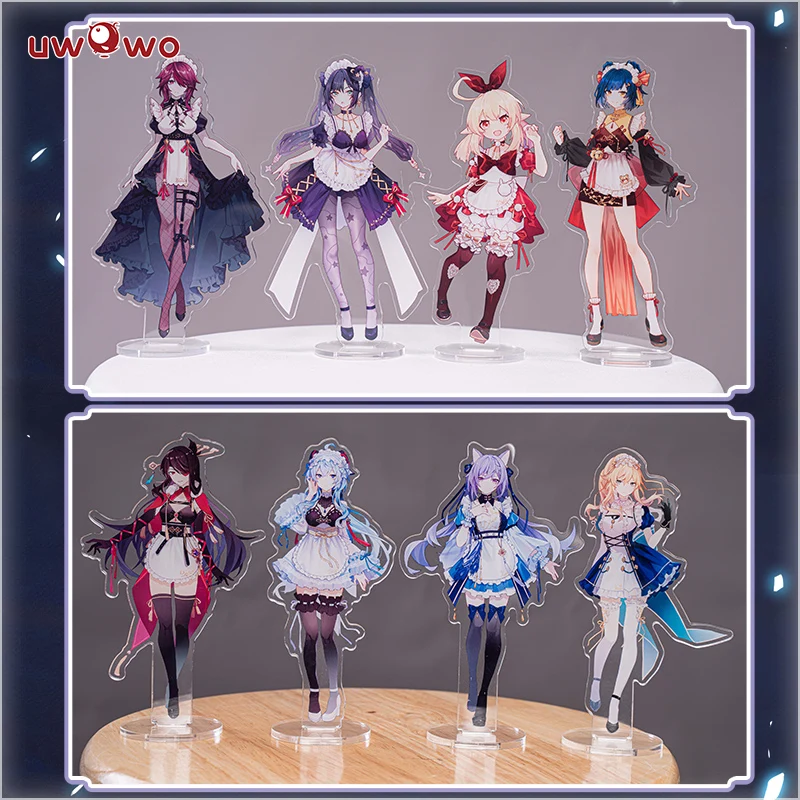 UWOWO Genshin Impact Fanart горничная Серия: Мона бидоу Kokomi Keqing Rosaria rosyae Miko Подарочная фигурка стенди акриловая подставка
UWOWO Genshin Impact Fanart горничная Серия: Мона бидоу Kokomi Keqing Rosaria rosyae Miko Подарочная фигурка стенди акриловая подставка