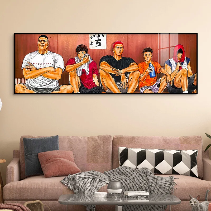 

Unframed Japan Anime Slam Dunk Animation Posters Home Decor for Living Room Decorative Print Canvas Wall Art Paintings Pictures