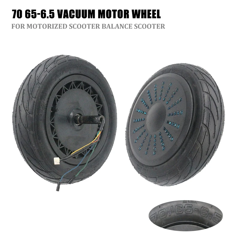 

Electric Balance Car Motor Scooter Moter 70/65-6.5 Tubeless Tyre 10 Inch Hub for Xiaomi Accessories