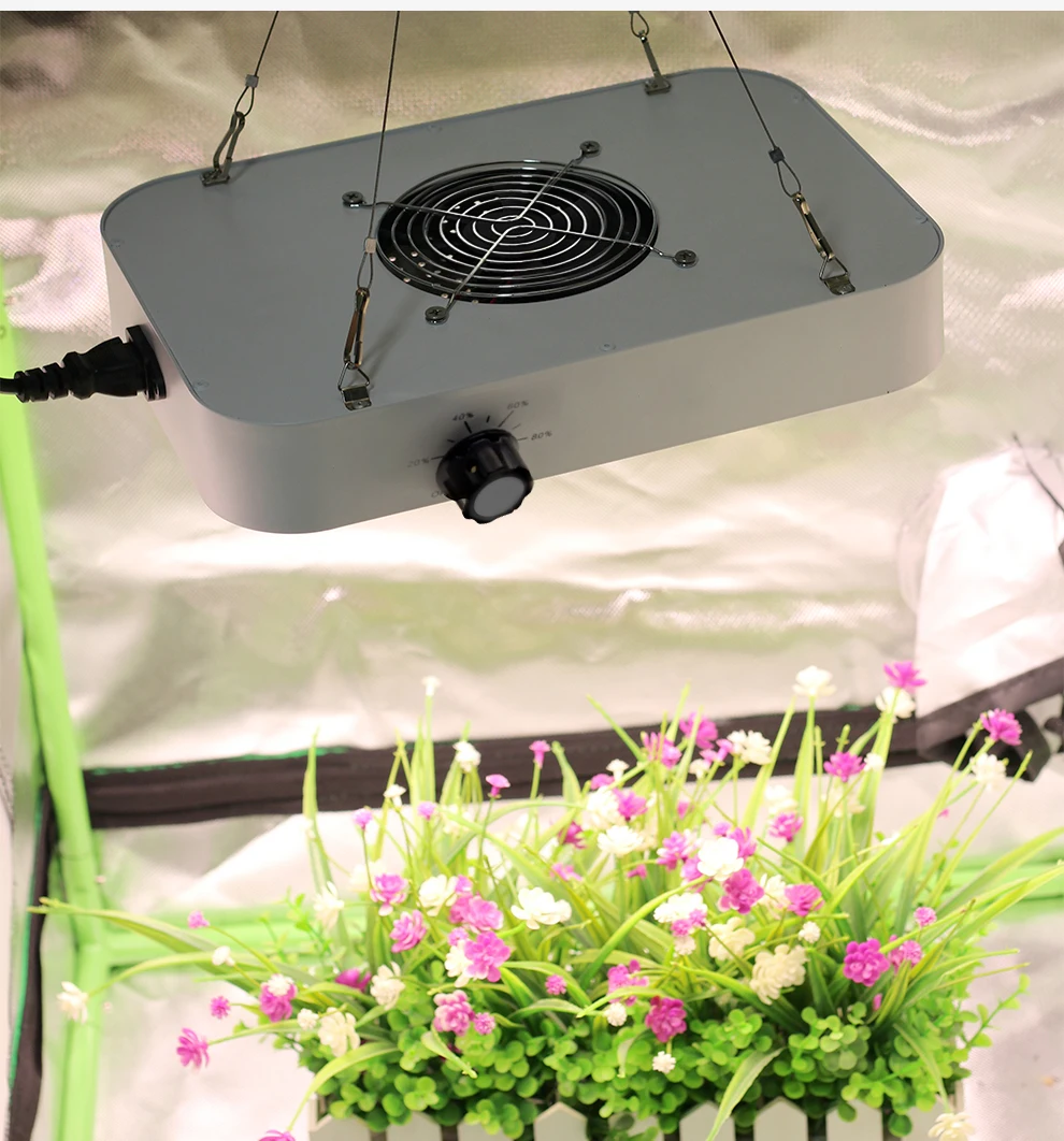 LED Grow Light 100W LM281B Full Spectrum Growing Lamp with Built-in Fan for Greenhouse Plant Hydroponic Growth Lighting Veg 14 LED Grow Light 100W LM281B Full Spectrum Growing Lamp with Built-in Fan for Greenhouse Plant Hydroponic Growth Lighting Veg 8