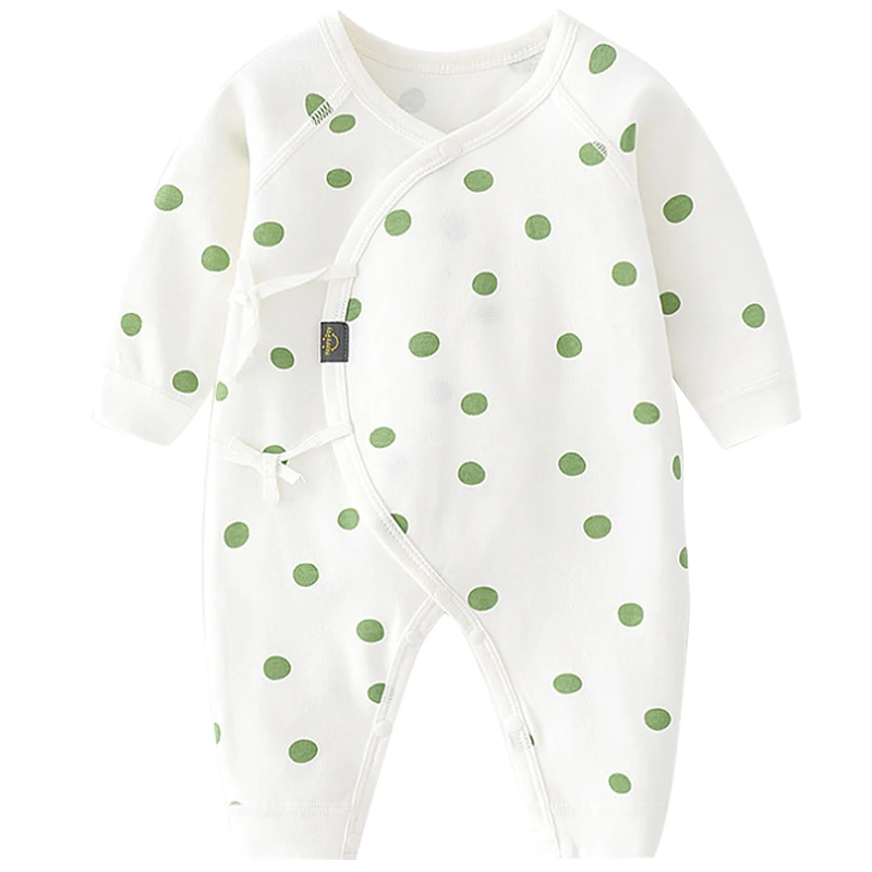 

Spring Autumn Baby Girl Clothes 0 To 3 Months One-Pieces Cute Dot Casual Cotton Baby Romper Jumpsuit Newborn Boy Clothing BC236
