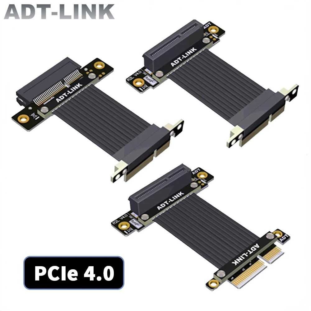 PCIe 4x To PCI-E x4 Riser Cable GEN4 PCI Express 4.0 X4 Extension Cable 90 Degree GPU For Graphics SSD RAID Motherboard Extender
PCIe 4x To PCI-E x4 Riser Cable GEN4 PCI Express 4.0 X4 Extension Cable 90 Degree GPU For Graphics SSD RAID Motherboard Extender