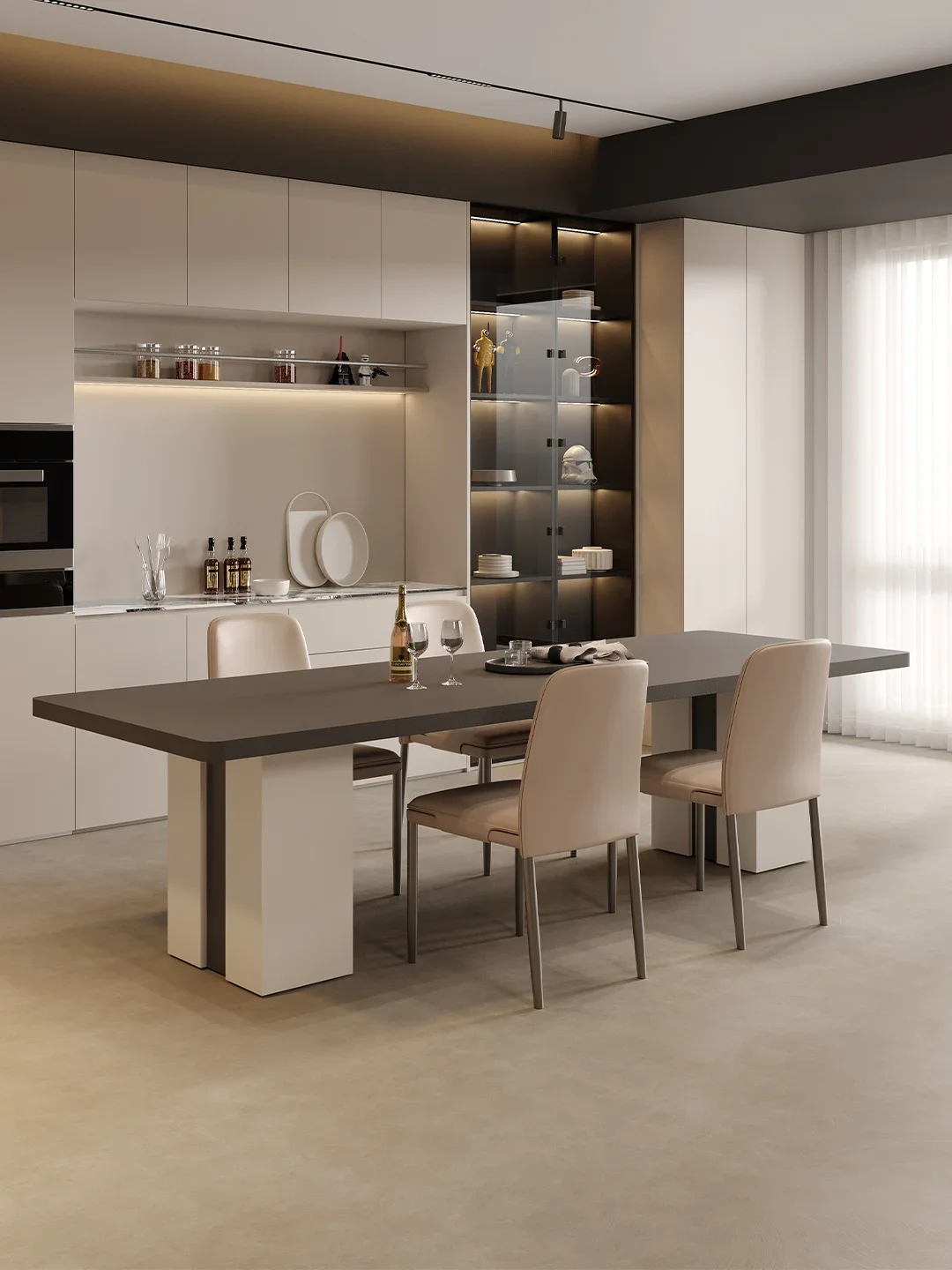 Черный утолщенный обеденный стол, минималистичный обеденный стол для гостиной, высококачественный Прямоугольный Обеденный Стол, для дома из массива дерева 
Черный утолщенный обеденный стол, минималистичный обеденный стол для гостиной, высококачественный Прямоугольный Обеденный Стол, для дома из массива дерева