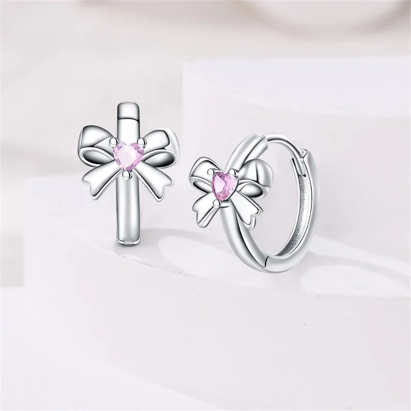 Women's 925 Sterling Silver Bow Princess Powder Sparkling Zircon Trendy Earrings Fit For Wedding Party Exquisite Jewelry 11 Mallzona Sa540543c610b43e1be52d616fc5e2080w Women's 925 Sterling Silver Bow Princess Powder Sparkling Zircon Trendy Earrings Fit For Wedding Party Exquisite Jewelry Mallzona