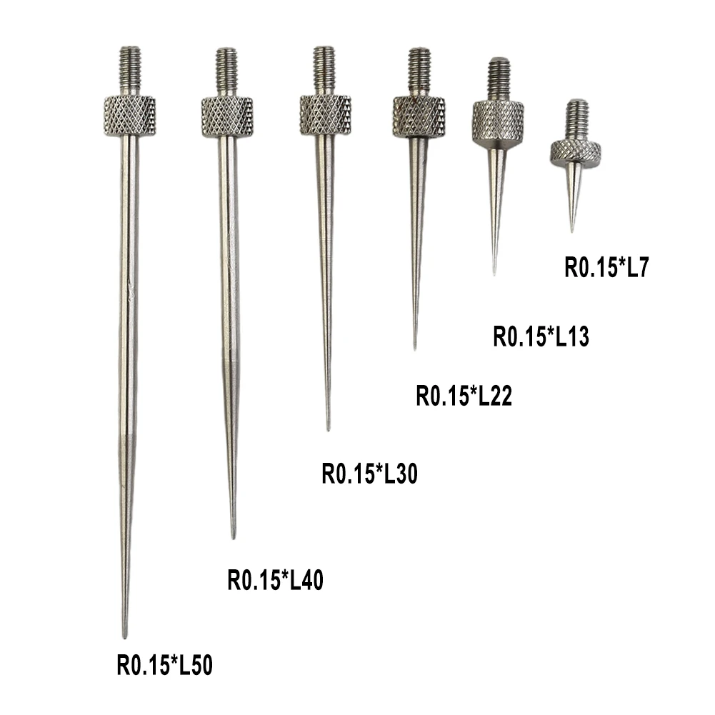 6 Pcs Indicator Turntables Dial Digital Test Indicator Contact Point Stem Rods Depth Gauge Threaded Shank M 2.5 Measuring Tool 
6 Pcs Indicator Turntables Dial Digital Test Indicator Contact Point Stem Rods Depth Gauge Threaded Shank M 2.5 Measuring Tool