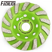 

FACHLICH 1pc 115mm #80 Diamond Turbo Sintered Grinding Wheel Concrete Marble Granite Tile Angle Grinder Polishing Milling Tools