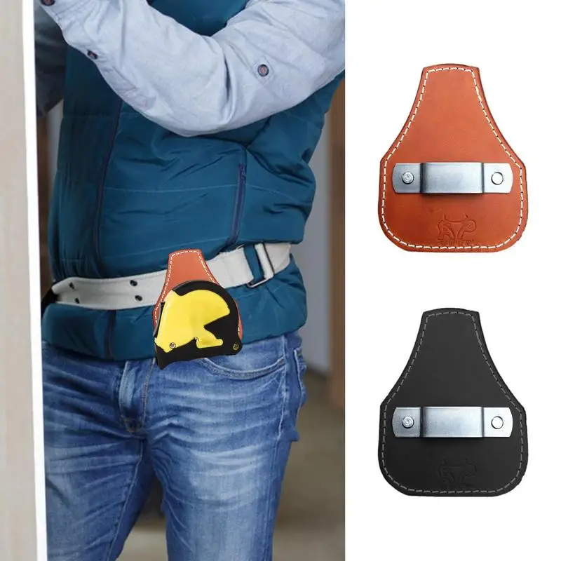 Electrician Tape Measure Tool Bag leather Waist Pocket Pouch Belt Holder Universal Tool Belt Holster for Standard Tape Measures
Electrician Tape Measure Tool Bag leather Waist Pocket Pouch Belt Holder Universal Tool Belt Holster for Standard Tape Measures