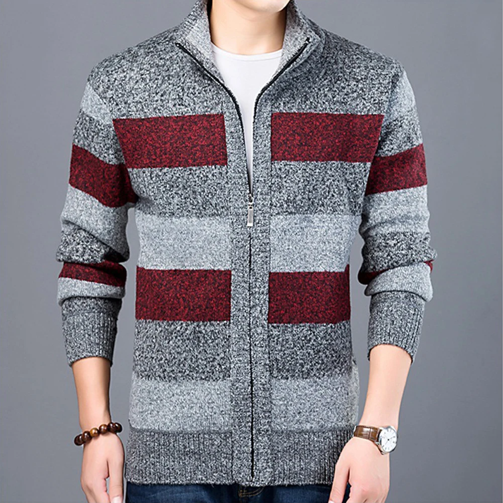 Mens Sweaters Warm Cardigan Sweaters Casual Knitwear Sweatercoat Male Clothe Zip Outwear Coat Men Cardigan Knitted Top
Mens Sweaters Warm Cardigan Sweaters Casual Knitwear Sweatercoat Male Clothe Zip Outwear Coat Men Cardigan Knitted Top