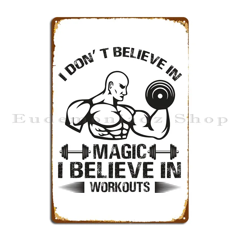 I Believe In Workouts Metal Plaque Poster Design Pub Wall Plaque Iron Cinema Tin Sign Poster
I Believe In Workouts Metal Plaque Poster Design Pub Wall Plaque Iron Cinema Tin Sign Poster