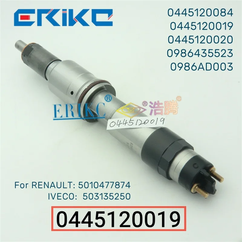 

0445120019 Fuel Injectors 0 445 120 019 Common Rail Injector 0445 120 019 Auto Engine Injector fit for RENAUL IVECO