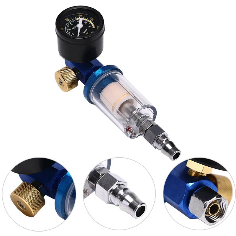 

Hot Scratch Spray Spray Gun Regulator And Mini Spray Gun Air Filter Gun Air Regulator Gauge & In-line Water Trap Filter Tool