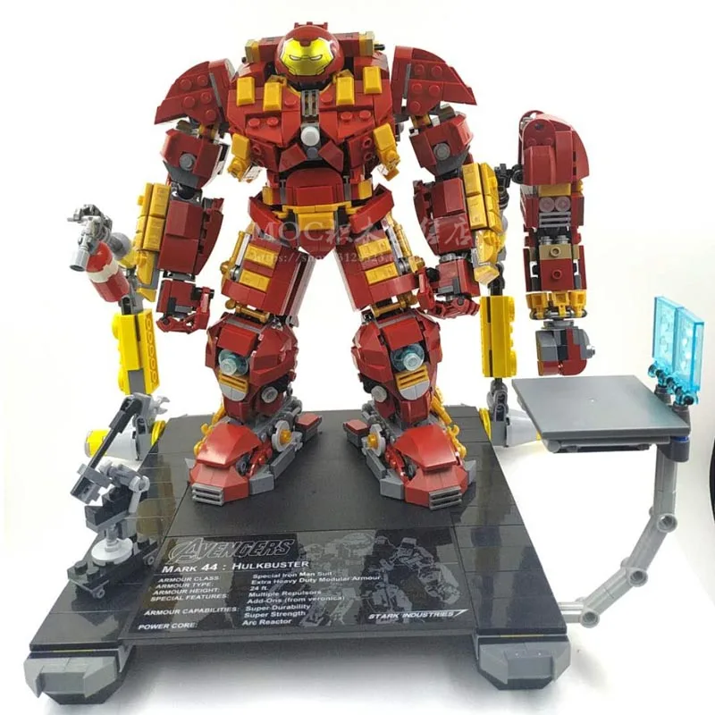 27CM Hulkbuster Moc Fighting Warfare Robots Model Assembly Small Particle Building Blocks Educational Toys For Children Bricks
27CM Hulkbuster Moc Fighting Warfare Robots Model Assembly Small Particle Building Blocks Educational Toys For Children Bricks