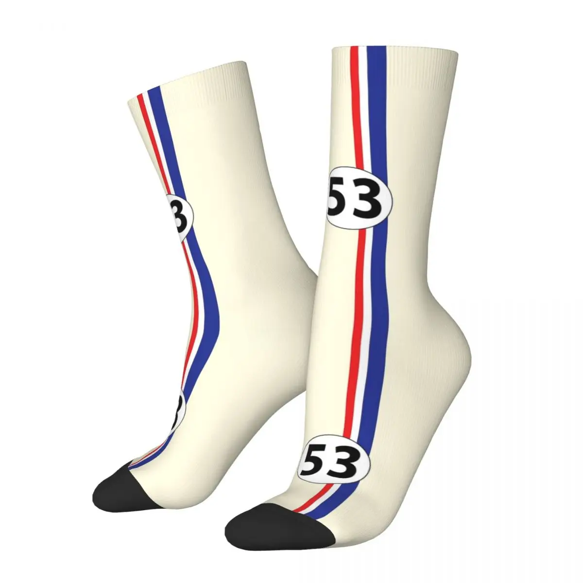 

Herbie, Number 53 Socks Harajuku High Quality Stockings All Season Long Socks Accessories for Man's Woman's Gifts