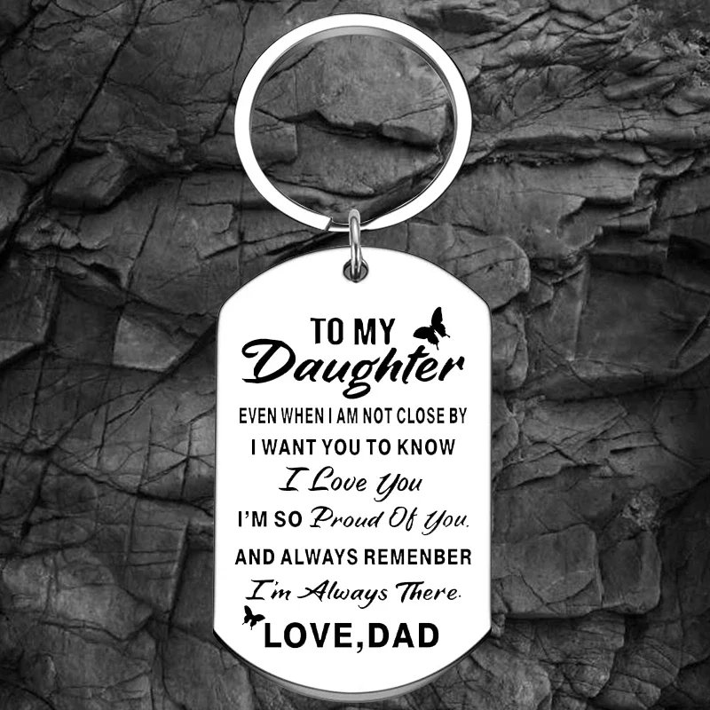To My Daughter Keychain Daughter Butterfly Key Rings Teen Girls Birthday Graduation Gifts from Dad Papa Father
To My Daughter Keychain Daughter Butterfly Key Rings Teen Girls Birthday Graduation Gifts from Dad Papa Father