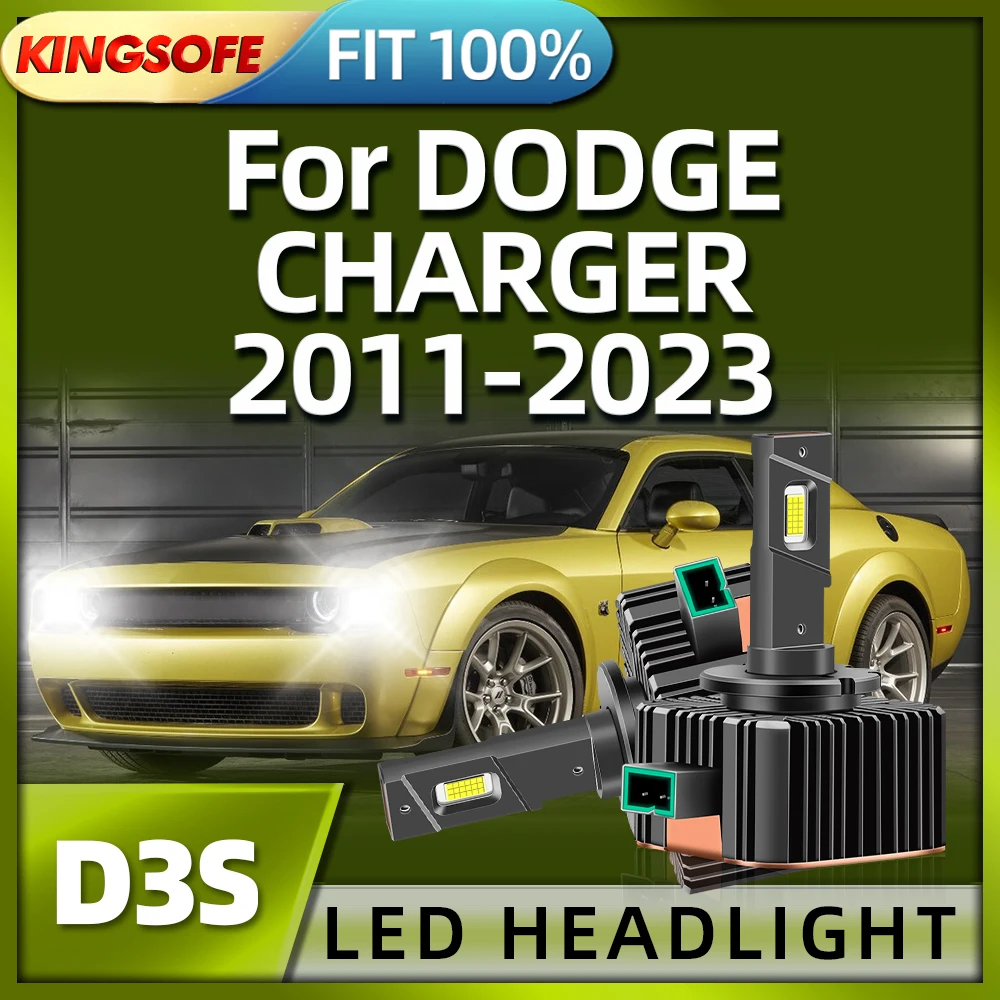 Roadsun 2Pcs D3S LED 30000LM Bulbs 120W 6000K White Super Bright Car Lamp For DODGE CHARGER 2011 2012 2013 2014 2015 2016-2023
Roadsun 2Pcs D3S LED 30000LM Bulbs 120W 6000K White Super Bright Car Lamp For DODGE CHARGER 2011 2012 2013 2014 2015 2016-2023