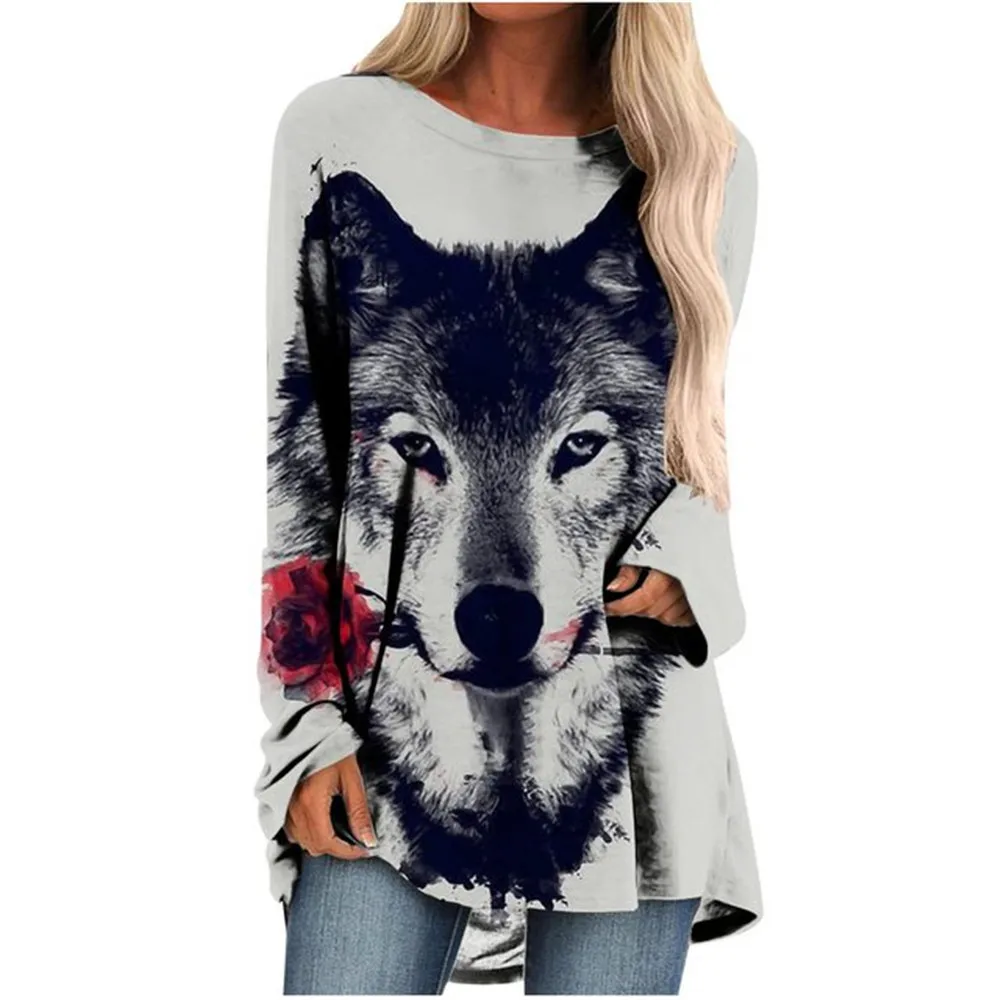 Wolf 3d Print T-shirt Women Fashion T-shirt Horse Tops Tees Loose Casual Tshirt Female Camisetas Ladies Tees Oversized Loose
Wolf 3d Print T-shirt Women Fashion T-shirt Horse Tops Tees Loose Casual Tshirt Female Camisetas Ladies Tees Oversized Loose