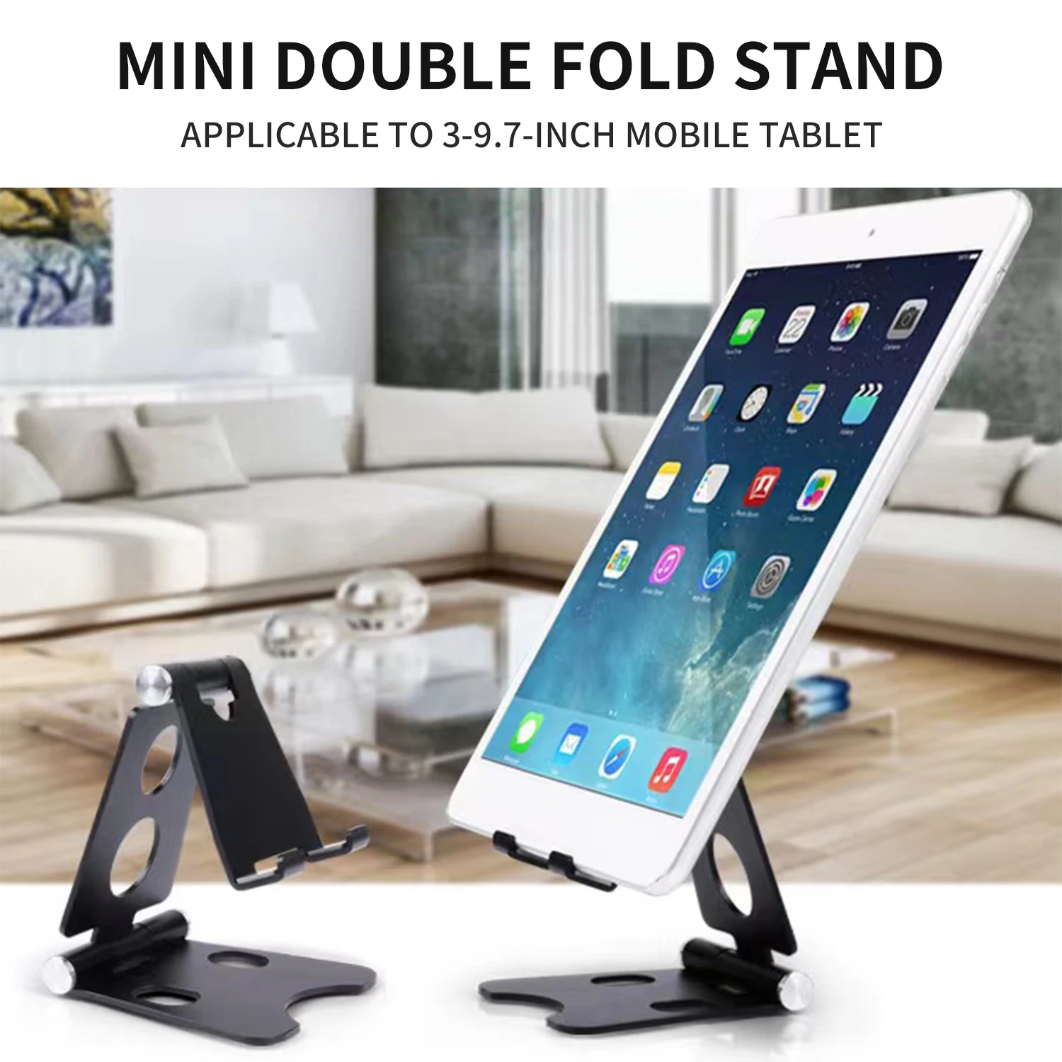 Mobile phone tablet aluminum alloy foldable bracket, 270 degree rotating desktop fold suitable for Xiaomi iphone tablet bracket
Mobile phone tablet aluminum alloy foldable bracket, 270 degree rotating desktop fold suitable for Xiaomi iphone tablet bracket