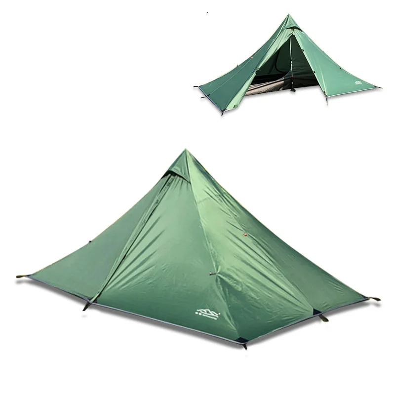 Ultralight Single Person Camping Mesh Tent Dual Layer Waterproof Outdoor Tent One Room One Hall 4 Season Tent for Beach Travel (1).jpg